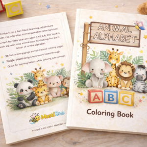 Animal Alphabet Coloring Book for Kids (A–Z) – Printable PDF