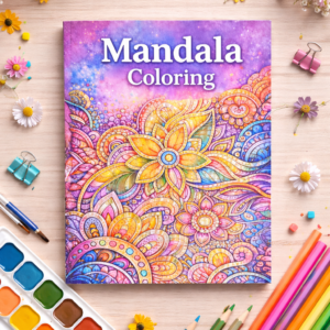 Mandala Coloring Book – Relax & Unwind (Printable PDF)