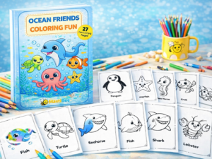Ocean Friends Coloring Fun Coloring Book